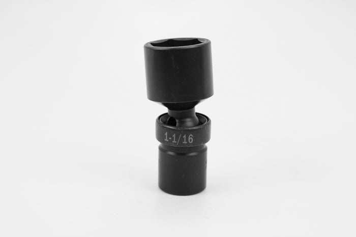 1-1/16" 1/2" Drive 6 Point Swivel Fractional Impact Socket