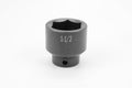 1-1/2" 1/2" Drive 6 Point Standard Fractional Impact Socket