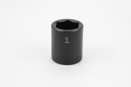 1" 1/2" Drive 6 Point Standard Fractional Impact Socket