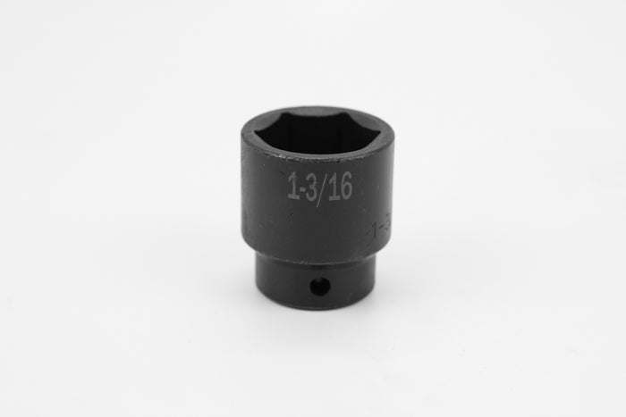 1-3/16" 1/2" Drive 6 Point Standard Fractional Impact Socket
