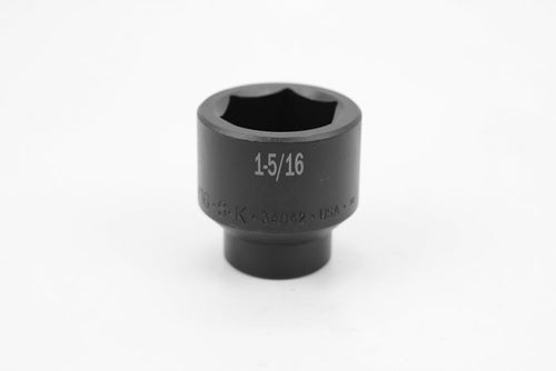 1-5/16" 1/2" Drive 6 Point Standard Fractional Impact Socket