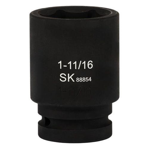 SK88854 - 1" Drive, 6 Point, Deep SAE Impact Socket, 1-11/16"