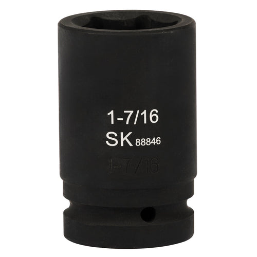 SK88846 - 1" Drive, 6 Point, Deep SAE Impact Socket, 1-7/16"