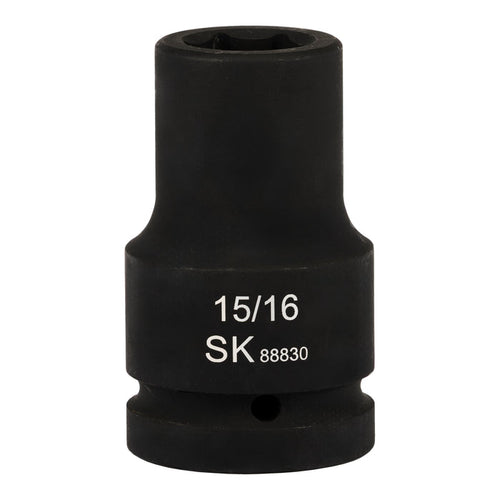 SK88830 - 1" Drive, 6 Point, Deep SAE Impact Socket, 15/16"