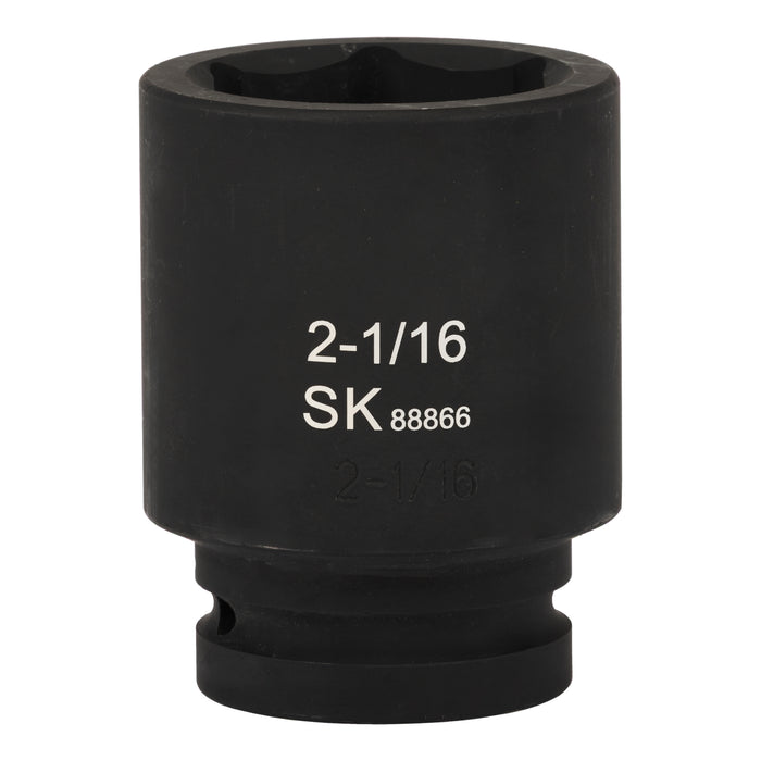 SK88866 - 1" Drive, 6 Point, Deep SAE Impact Socket, 2-1/16"