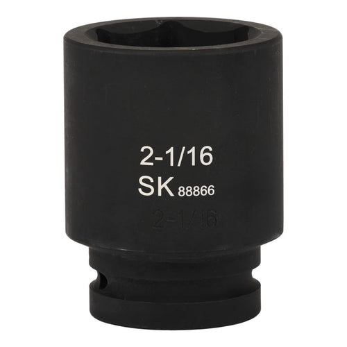 SK88866 - 1" Drive, 6 Point, Deep SAE Impact Socket, 2-1/16"