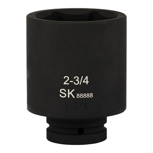 SK88888 - 1" Drive, 6 Point, Deep SAE Impact Socket, 2-3/4"
