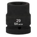 SK85729 - 1" Drive, 6 Point, Shallow Metric Impact Socket, 29mm
