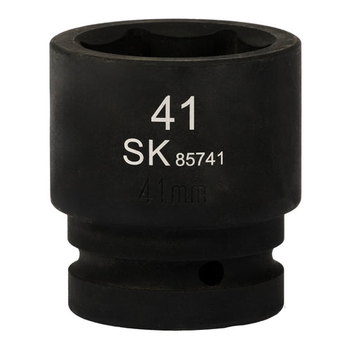 SK85741 - 1" Drive, 6 Point, Shallow Metric Impact Socket, 41mm
