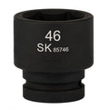 SK85746 - 1" Drive, 6 Point, Shallow Metric Impact Socket, 46mm