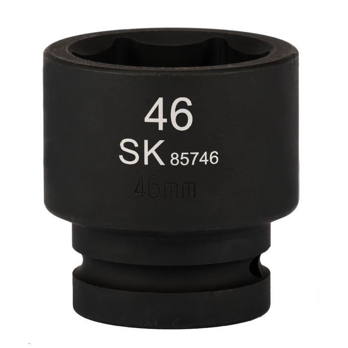 SK85746 - 1" Drive, 6 Point, Shallow Metric Impact Socket, 46mm