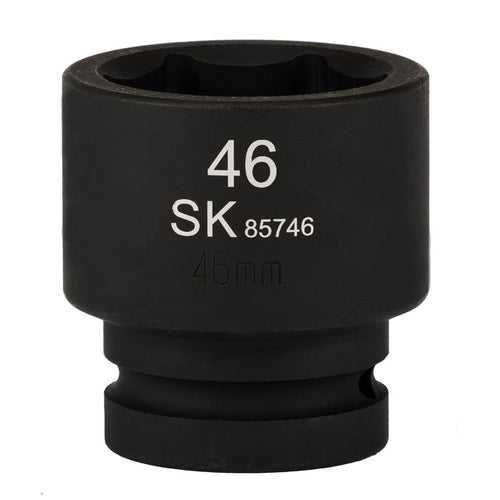 SK85746 - 1" Drive, 6 Point, Shallow Metric Impact Socket, 46mm
