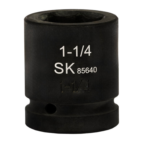SK85640 - 1" Drive, 6 Point, Shallow SAE Impact Socket, 1-1/4"