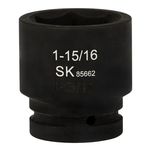 SK85662 - 1" Drive, 6 Point, Shallow SAE Impact Socket, 1-15/16"