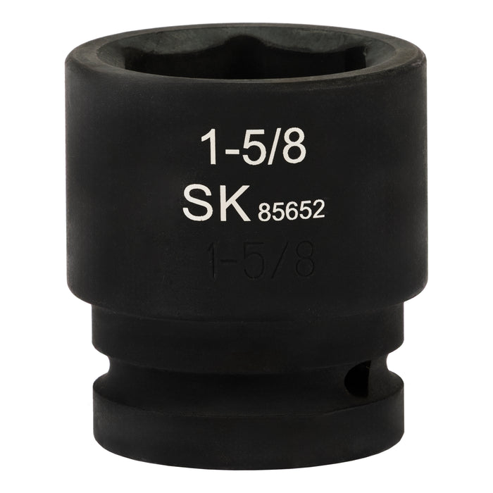 SK85652 - 1" Drive, 6 Point, Shallow SAE Impact Socket, 1-5/8"