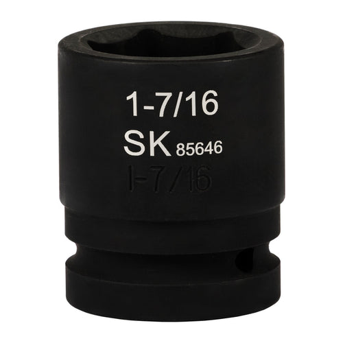 SK85646 - 1" Drive, 6 Point, Shallow SAE Impact Socket, 1-7/16"