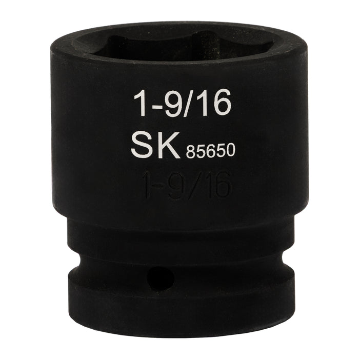 SK85650 - 1" Drive, 6 Point, Shallow SAE Impact Socket, 1-9/16"