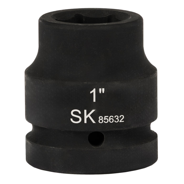 SK85632 - 1" Drive, 6 Point, Shallow SAE Impact Socket, 1"