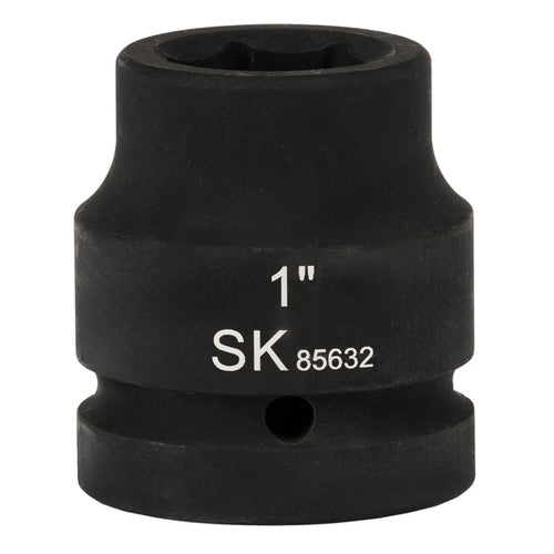 SK85632 - 1" Drive, 6 Point, Shallow SAE Impact Socket, 1"