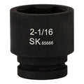 SK85666 - 1" Drive, 6 Point, Shallow SAE Impact Socket, 2-1/16"
