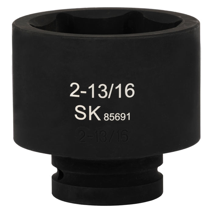 SK85691 - 1" Drive, 6 Point, Shallow SAE Impact Socket, 2-13/16"