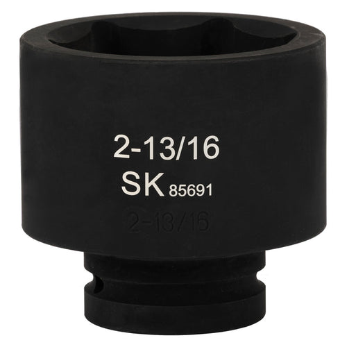 SK85691 - 1" Drive, 6 Point, Shallow SAE Impact Socket, 2-13/16"