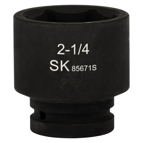 SK85671S - 1" Drive, 6 Point, Shallow SAE Impact Socket, 2-1/4"