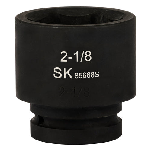 SK85668S - 1" Drive, 6 Point, Shallow SAE Impact Socket, 2-1/8"