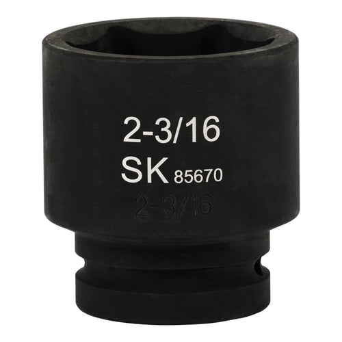 SK85670 - 1" Drive, 6 Point, Shallow SAE Impact Socket, 2-3/16"