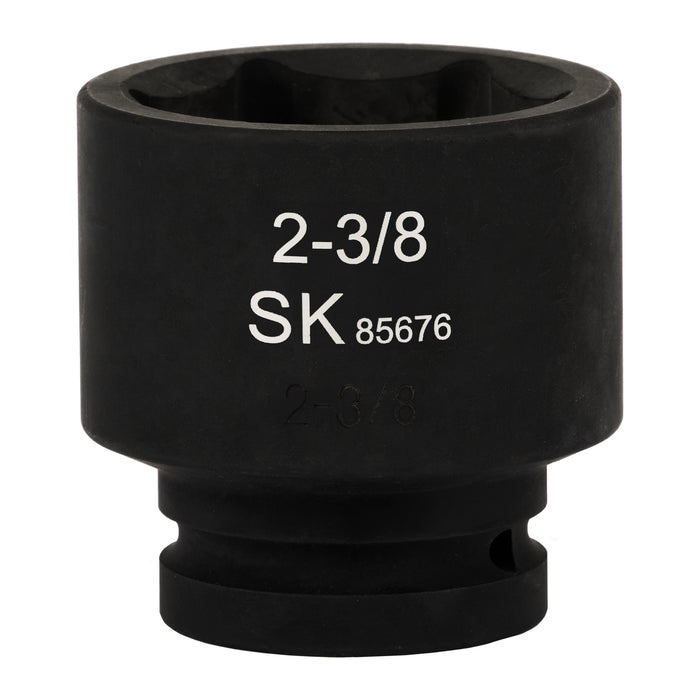 SK85676 - 1" Drive, 6 Point, Shallow SAE Impact Socket, 2-3/8"