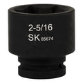 SK85674 - 1" Drive, 6 Point, Shallow SAE Impact Socket, 2-5/16"