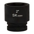 SK85664 - 1" Drive, 6 Point, Shallow SAE Impact Socket, 2"