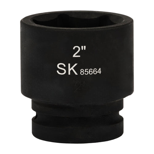 SK85664 - 1" Drive, 6 Point, Shallow SAE Impact Socket, 2"