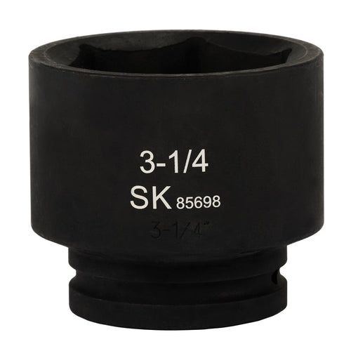 SK85698 - 1" Drive, 6 Point, Shallow SAE Impact Socket, 3-1/4"
