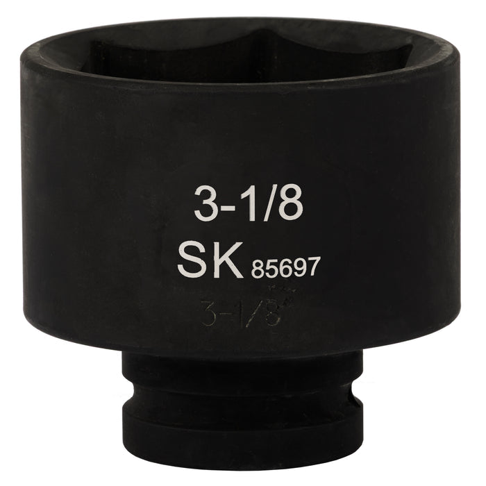 SK85697 - 1" Drive, 6 Point, Shallow SAE Impact Socket, 3-1/8"
