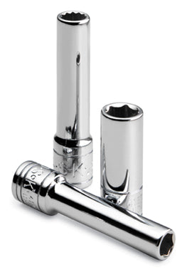 11 mm 1/2" Drive 12 Point Metric Deep Chrome Socket
