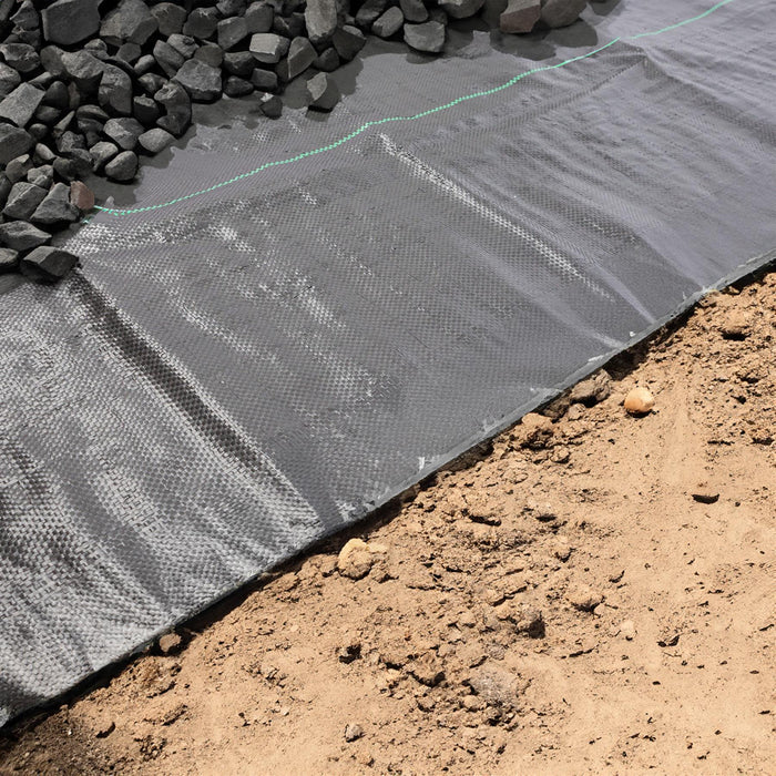110gsm Weed Control Membrane - 2m x 100m Total (4 Rolls)