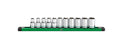 SK01343 - 1/2" Drive, 11 Piece, 6 Point, Metric, Standard Chrome Socket Set