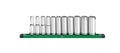 SK01348 - 1/2" Drive, 11 Piece, 6 Point, SAE, Deep Chrome Socket Set