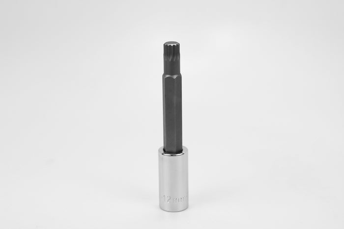 12 mm 1/2" Drive Triple Square Chrome Bit Socket
