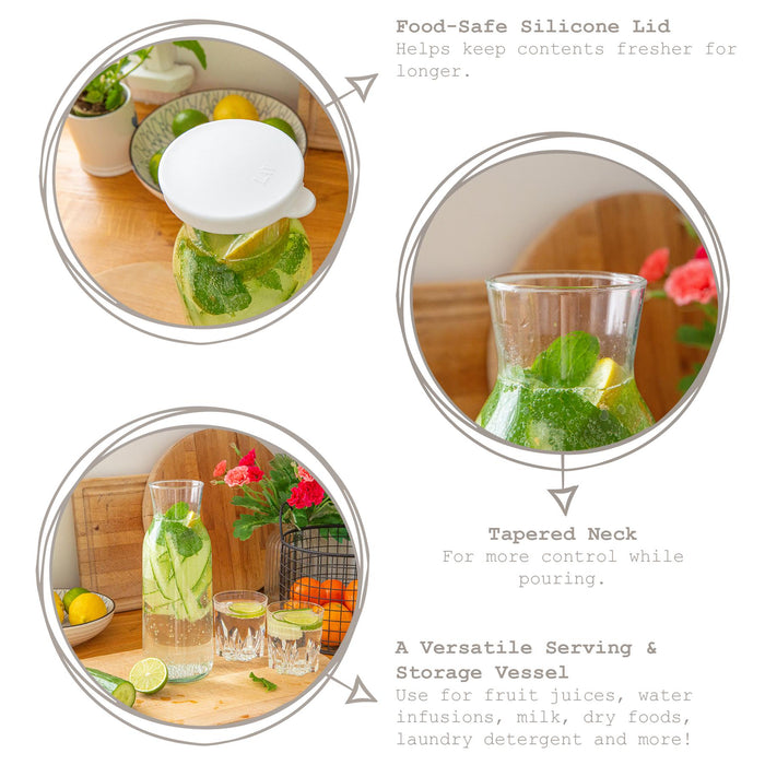 1.2L Fonte Glass Carafe