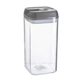 1.2L Grey Lid Airtight Flip-Lock Plastic Food Storage Container