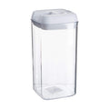 1.2L White Lid Airtight Flip-Lock Plastic Food Storage Container