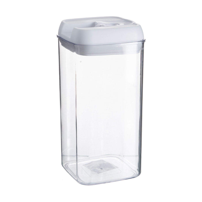 1.2L White Lid Airtight Flip-Lock Plastic Food Storage Container