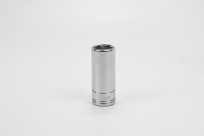 13 mm 3/8" Drive 6 Point Metric Deep Chome Socket