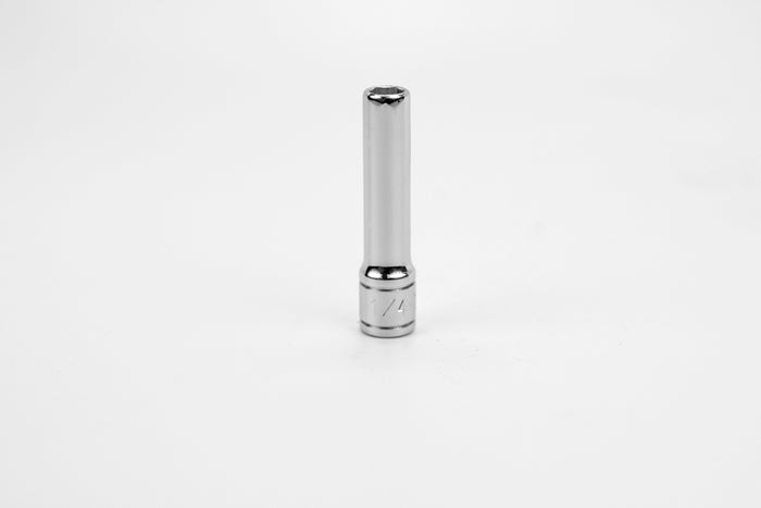 1/4" 1/4" Drive 6 Point Fractional Deep Chrome Socket