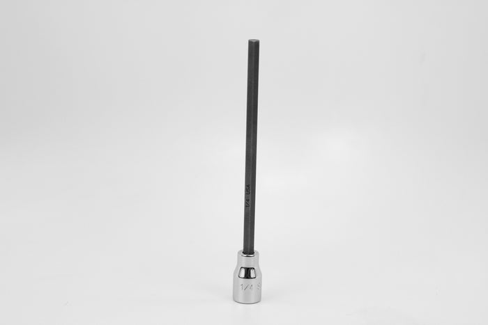 1/4" 3/8" Drive Long Hex Chrome Bit Socket
