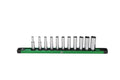 SK01344 - 1/4" Drive, 11 Piece, 6 Point, Deep, SAE Chrome Socket Set