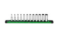 SK01345 - 1/4" Drive, 12 Piece, 6 Point, Deep, Metric Chrome Socket Set
