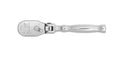 1/4" Drive LP90 Flex Head Teardrop Ratchet 5 in.